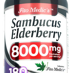 Fito Medic&quots Sabugueiro 8000 Mg - 180 Cápsulas Para