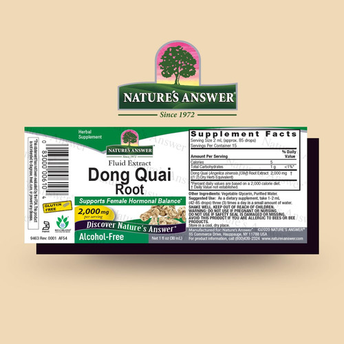 Suplemento Nature"s Answer Dong Quai Womens Support 30 Ml - Imagem 2