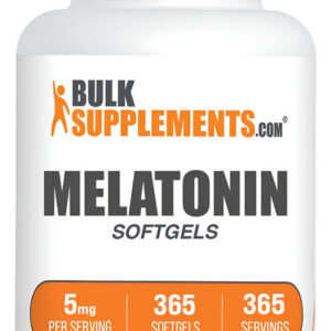 Cápsulas Gelatinosas De Melatonina 5 Mg Da Bulksupplements -