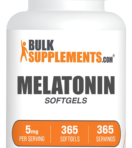 Cápsulas Gelatinosas De Melatonina 5 Mg Da Bulksupplements -