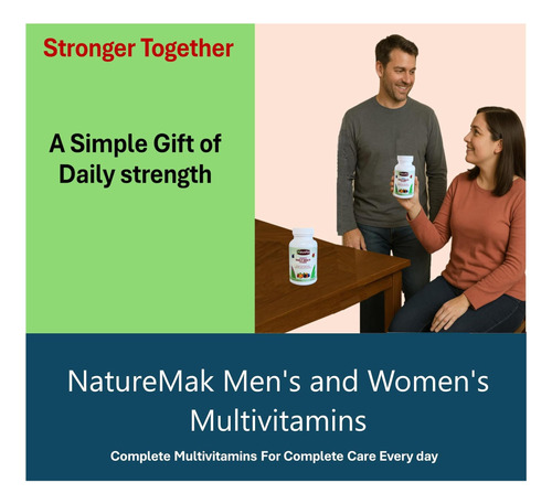 Tablet Multivitamina Naturemak Para Homens, Uma Vez Para Com - Imagem 14