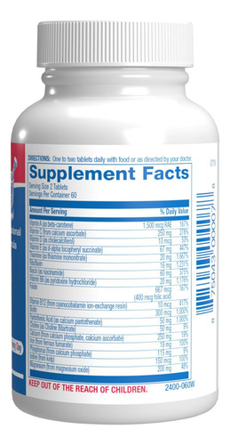 Multivitamínico 30 Em 1: Adultos Com Ferro E Antioxidantes - Imagem 2