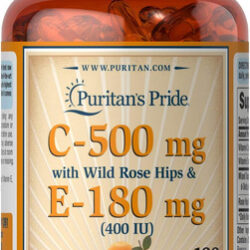 Vitamina C Puritan S Pride 500 Mg 100 Cápsulas Mistas