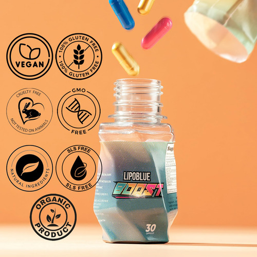 Suplemento Lipoblue Boost Natural Wellness Support 30 Dias - Imagem 4