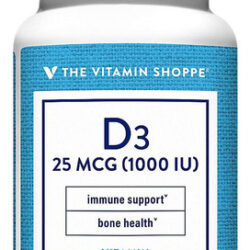 The Vitamin Shoppe Vitamina D3 1000 Ui, Saúde Óssea E