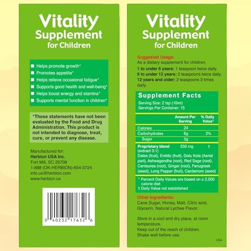 Suplemento De Vitalidade Herbion Naturals Para Crianças - Pr - Imagem 12