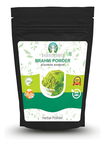 Ayurvedashree Centella Asiatica Em Pó 200g - Vegano E Sem Gl