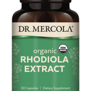 Suplemento Dr. Mercola Rhodiola Extract 30 Cápsulas Orgânica