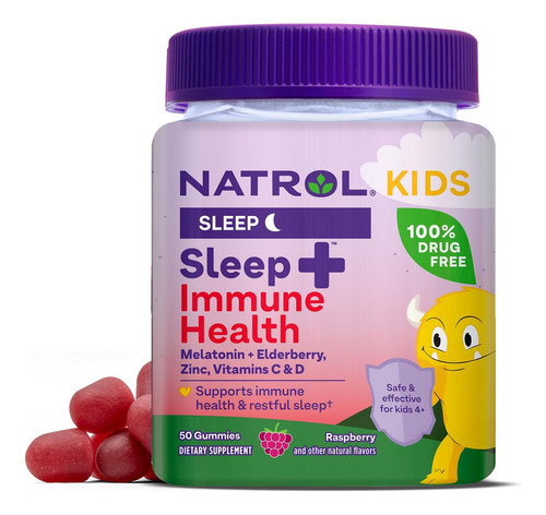 Gomas Natrol Kids Sleep+ Para Imunidade E Sono - Imagem 2