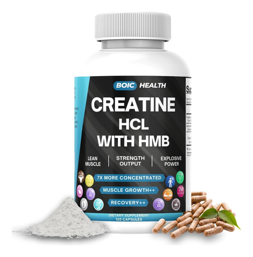 Boic Creatina Hcl + Cápsulas Hmb | 410mg Hmb Por Porção E De - Imagem 7