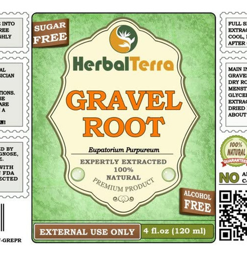 Extrato Líquido De Raiz De Cascalho Da Herbal Terra Llc - Imagem 2