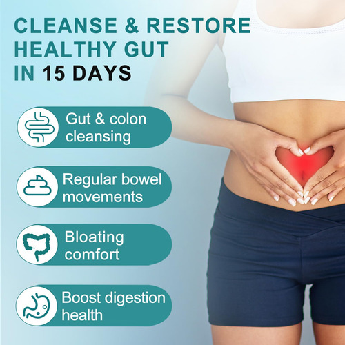 Suplemento Cleanse Balincer 15 Day Gut Detox 30 Cápsulas - Imagem 2