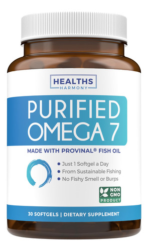 Suplemento De Ômega 7 Health Harmony High Potency (1 Mês)