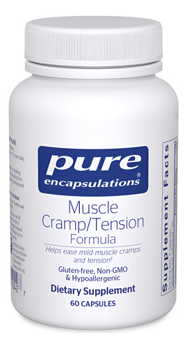 Suplemento Pure Encapsulations Cãibras/tensão Muscular 60 Cá