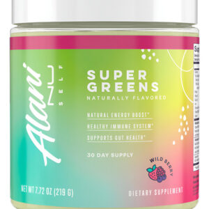 Suplemento Alani Nu Super Greens Em Pó Wild Berry 30 Porções