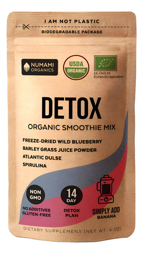 Smoothie De Desintoxicação Em Pó Numami Organic Blueberry Sp
