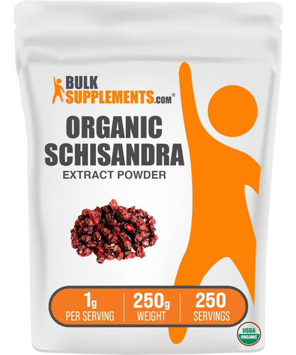 Suplemento Bulksupplements.com Extrato Orgânico De Schisandr - Imagem 6