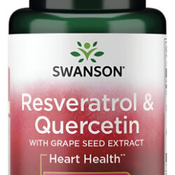 Swanson Resveratrol & Quercetin 30 Cápsulas De Vegada