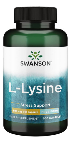 Suplemento De L-lisina De Forma Livre De Aminoácidos Swanson