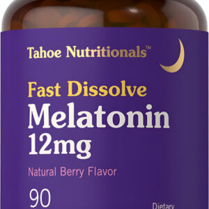 Tahoe Nutritionals Melatonina 12mg - 90 Comprimidos Veganos