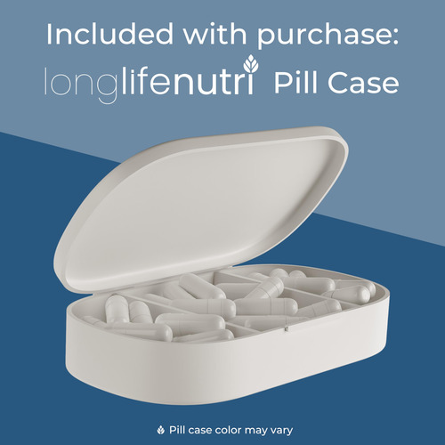 Suplemento Longlifenutri L-ergotioneína 25 Mg 120 Cápsulas - Imagem 6