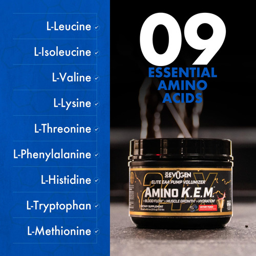 Suplemento Evogen Amino K.e.m. Eaa E Bcaa Victory Punch 30 S - Imagem 6