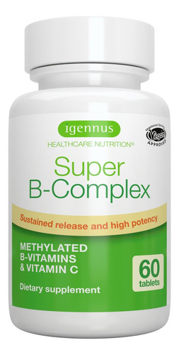Suplemento Igennus Healthcare Super B-complex 60 Comprimidos