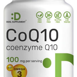 Supplement Deal Suplemento Coq10 100 Mg Com Ômega 3 240 Cáps