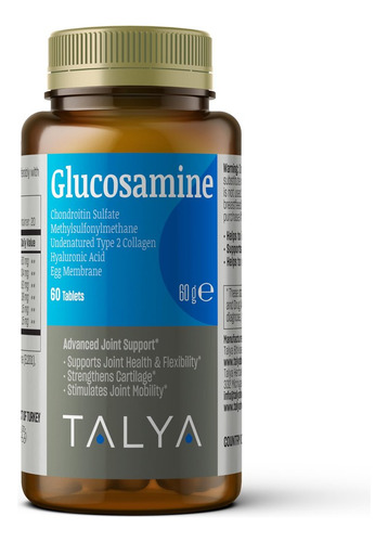 Suplemento De Glucosamina Talya Talya 1500 Mg - 60 Comprimid