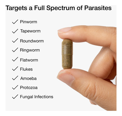 Herbal Detox Food Over Drugs Parasite Formula 60 Cápsulas - Imagem 4