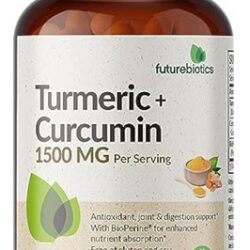 Cúrcuma E Curcumina Futurebiotics 1500 Mg Por