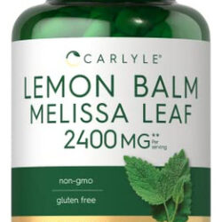 Suplemento Carlyle Melissa Lemon Balm 200 Cápsulas