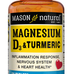 Suplemento Dietético Mason Natural Magnésio E Vitamina D3