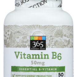 Suplemento 365 Everyday Value Vitamina B6 50 Mg 50 Comprimid