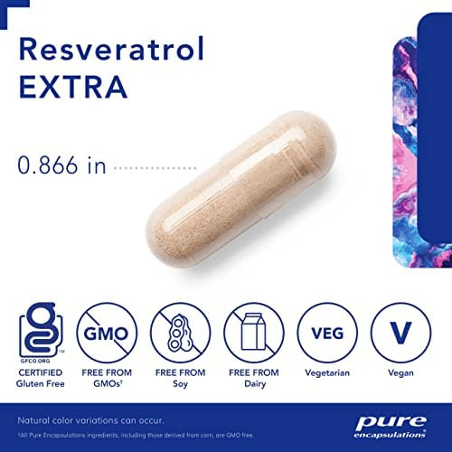 Encapsulações Puras Resveratrol Extra | Suplemento Para Apo - Imagem 4