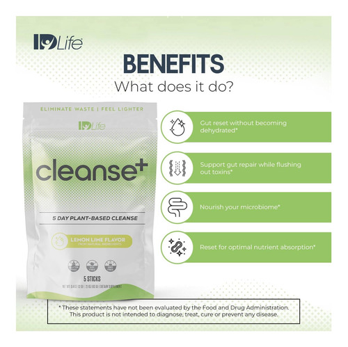 Idlife Lemon -lime Lime+ Powder Drink Mix Fórmula De De 5 E - Imagem 10