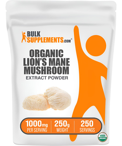 Suplemento Bulksupplements.com Organic Lion"s Mane 250g