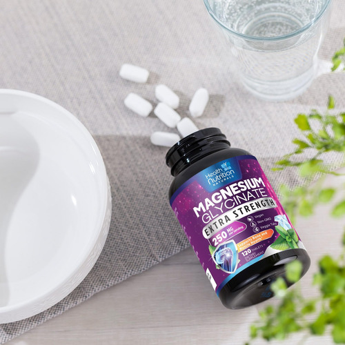 Suplemento Health Nutrition Naturals Magnésio Glicinato 250 - Imagem 9