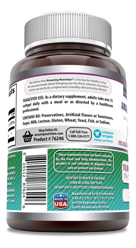 Nutrição Incrível Fórmulas Incríveis Biotina Com Azeite De O