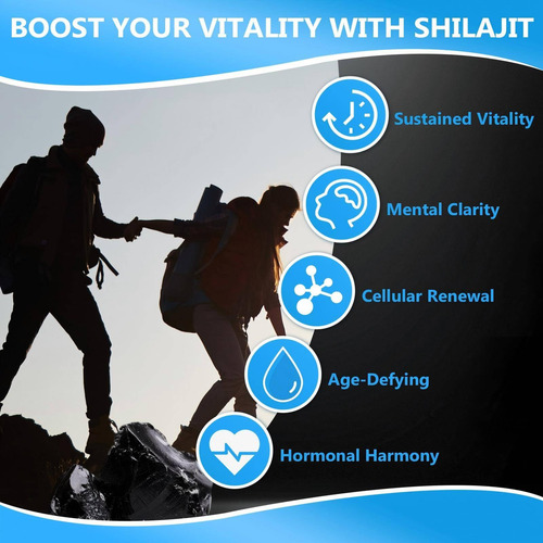 Suplemento Shilajit Nature Target Pure Himalayan 500 Mg 120 - Imagem 13