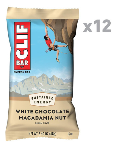 Barra Clif Barra Energética Clif - Chocolate Branco E - Imagem 3