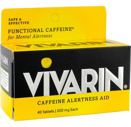 Vivarin 200mg, 40 Comprimidos Para Alerta Mental - Imagem 3