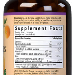 Comprimidos De Zinco Bluebonnet 15 Mg Com Vitamina C 100 Mg