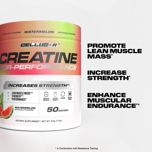 Creatina Em Pó Cellucor Sabor Melancia 250g 50 Porções - Imagem 2