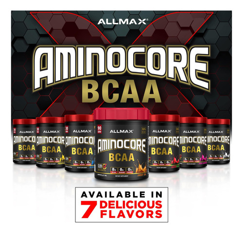 Allmax Nutrition Aminocore Bcaa 8g Bcaas 100% De Aminoácidos - Imagem 6