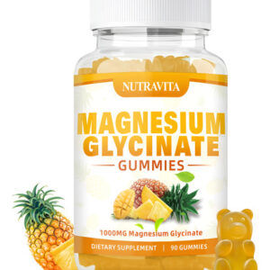 Suplemento Gomas De Glicinato De Magnésio Nutravita 1000mg