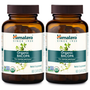 Suplemento Himalaya Organic Bacopa Monnieri 750 Mg 60 Cápsul
