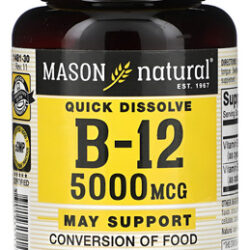 Natural Mason B-12 Uma Cor, Um Tamanho