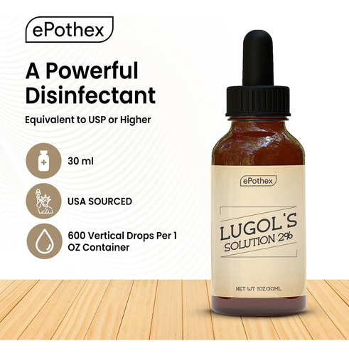 Epothex Solução De Lugol 2% 30ml Com Iodeto De Potássio - Imagem 7