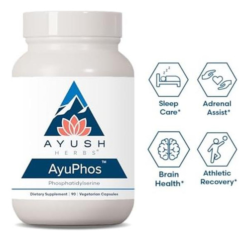 Ayush Herbs Ayuphos, Suplemento Cerebral De Fosfatidilserina - Imagem 11